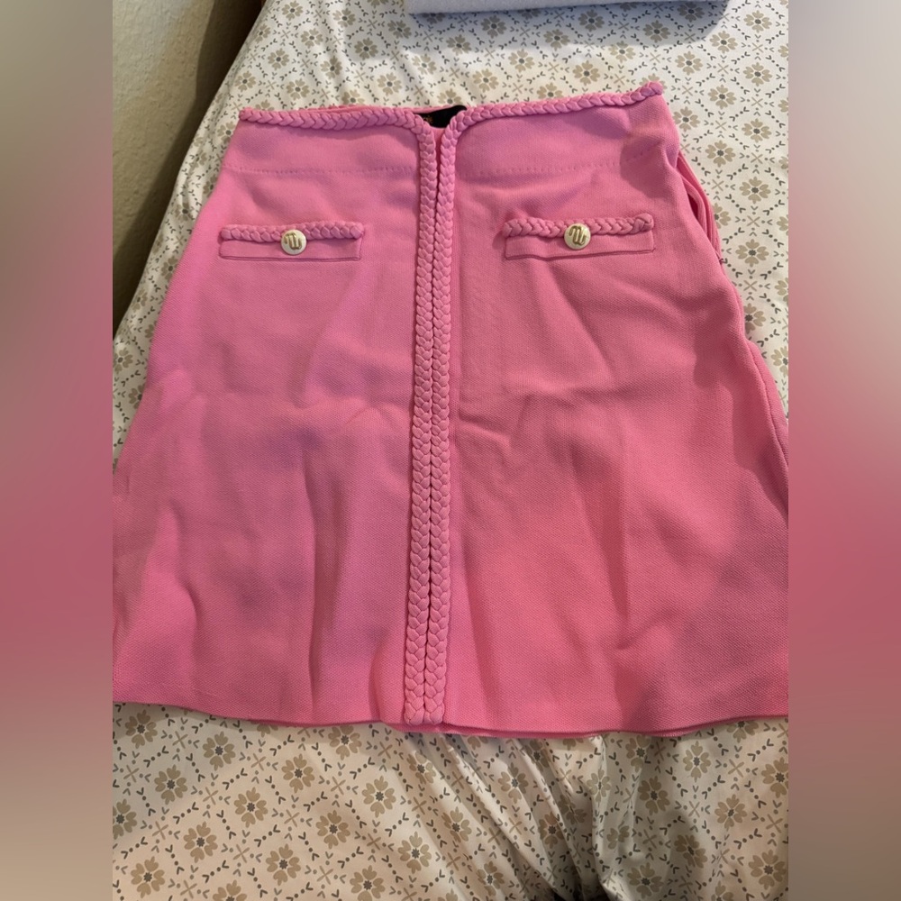 Maje pink skirt